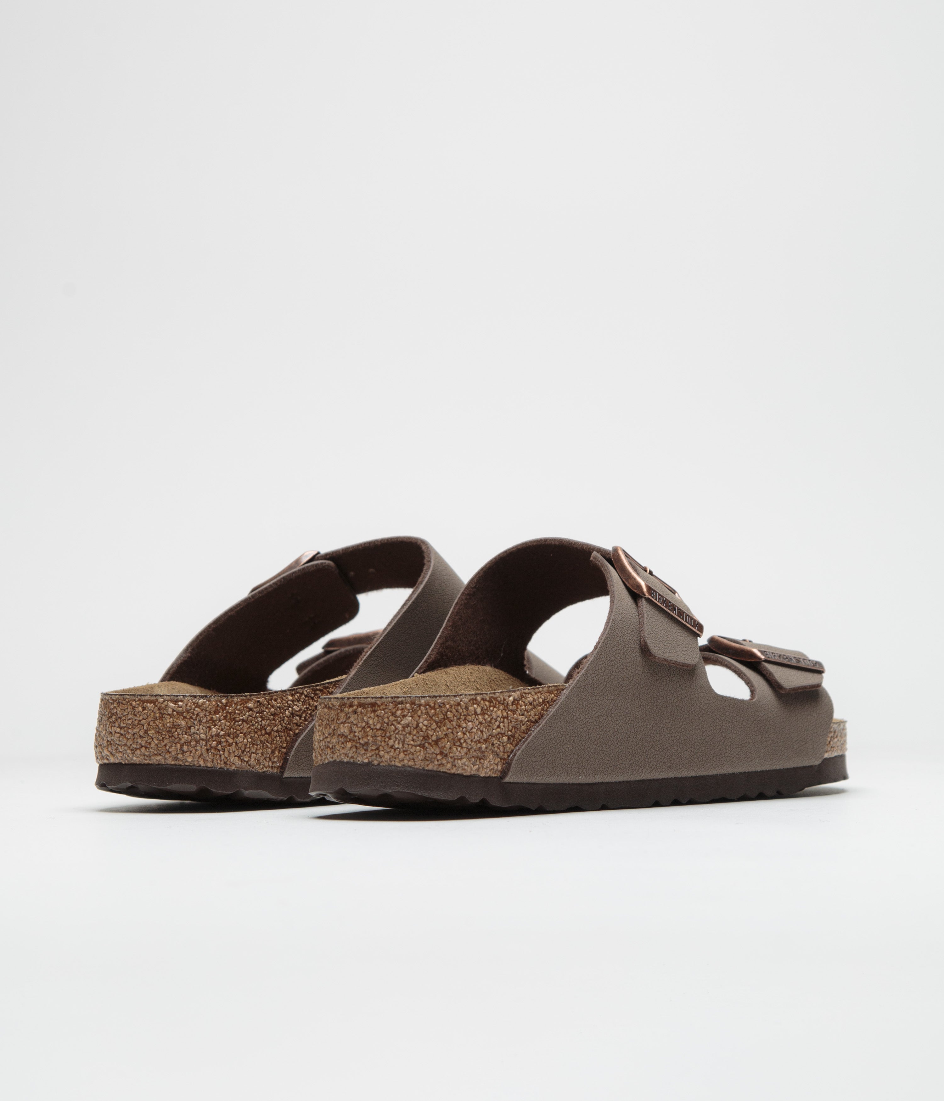 Birkenstock Arizona BF Narrow Sandals for Women - Comfortable Mocha Leather Sandals for Walking, Travel & Casual Wear