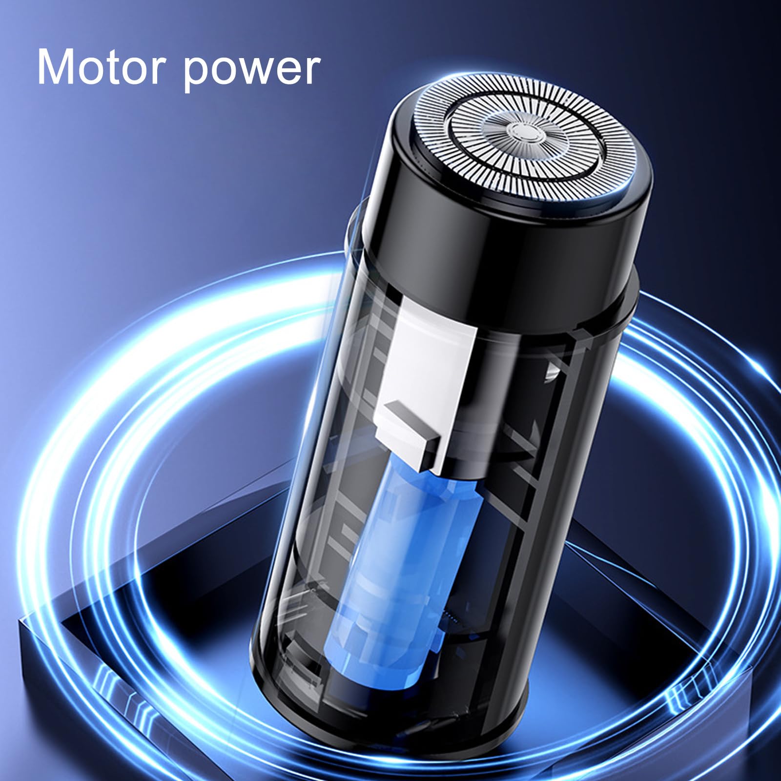 Premium Rechargeable Electric Shaver for Men - Wet & Dry Use, Anti-Slip Grip, Travel-Friendly - Perfect for Home, Gym, and Business Trips