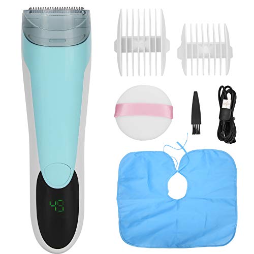 Electric Baby Hair Clipper - Cordless Rechargeable Hair Trimmer for Kids, Waterproof & Silent Hair Cutting Machine for Home & Barber Shop | Perfect for Newborns, Toddlers & Family Haircuts