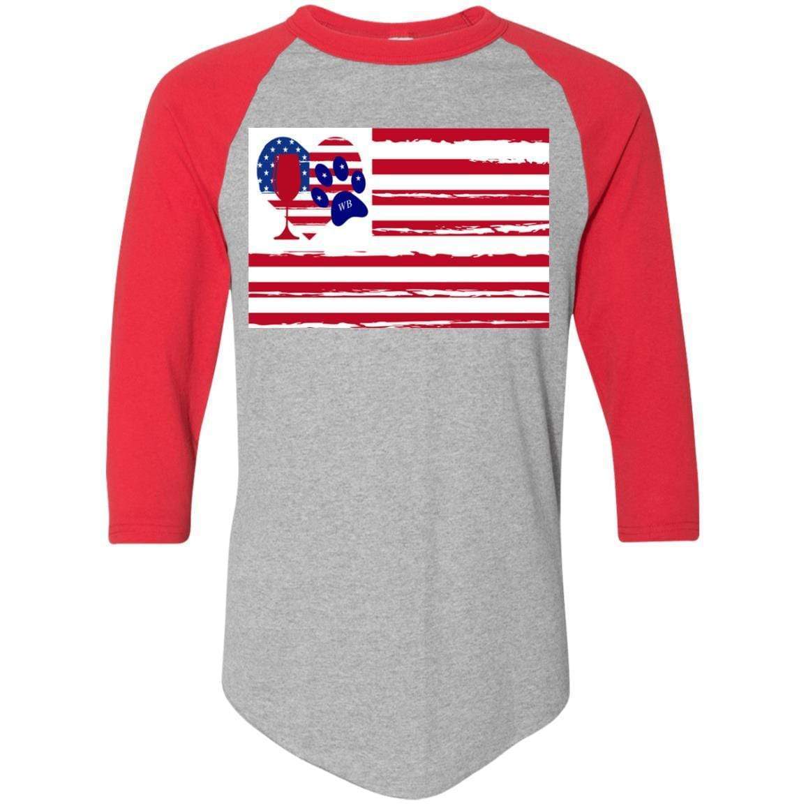 Athletic Heather/Red
