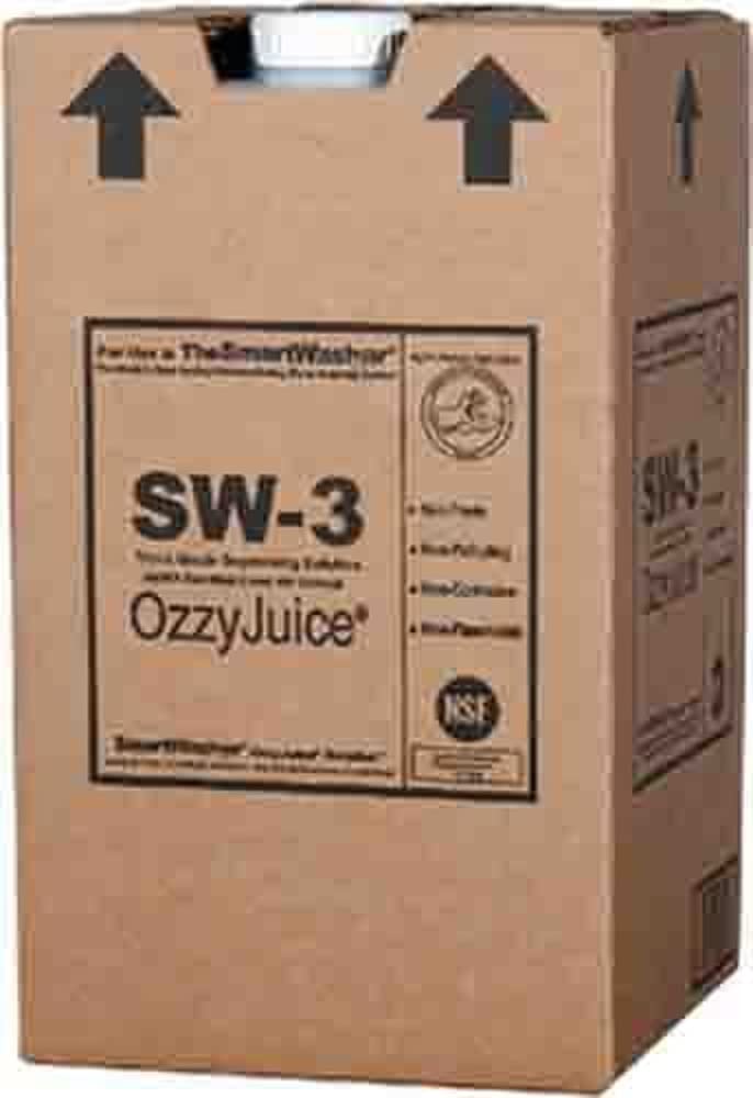 OzzyJuice Truck Grade Degreasing Solution (SW-3) for SmartWasher Parts Cleaning Systems - Heavy Duty Industrial Degreaser, 5 Gallon Pail (14720) - Perfect for Automotive, Machinery and Equipment Cleaning