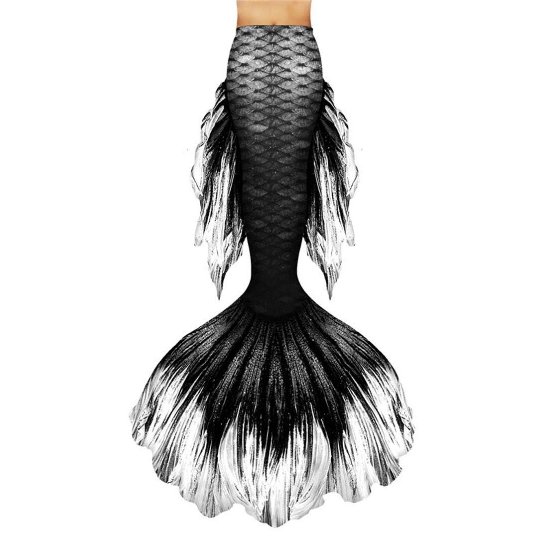 **Custom Mermaid Tail for Girls - Super Smooth Tailor-Made Material - Style D (Color & Size Options) - Perfect for Swimming, Beach Parties & Mermaid-Themed Events**