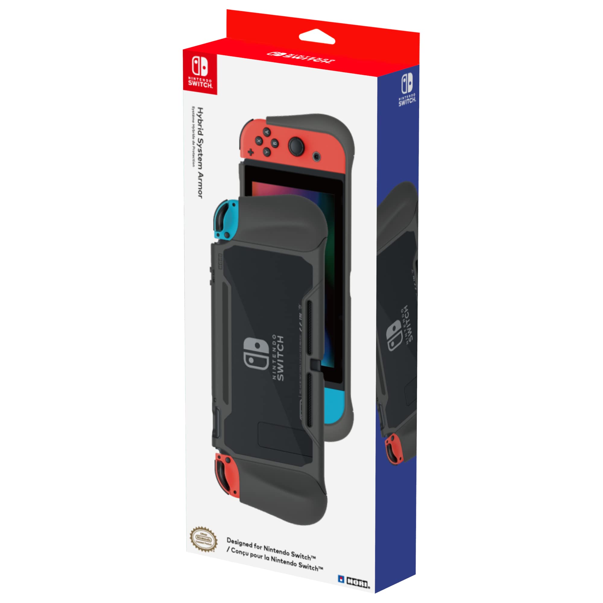 Official Nintendo Switch Hybrid Cover Protector by Hori - Durable Protection for Gaming, Travel & Home Use - Compatible with All Switch Models