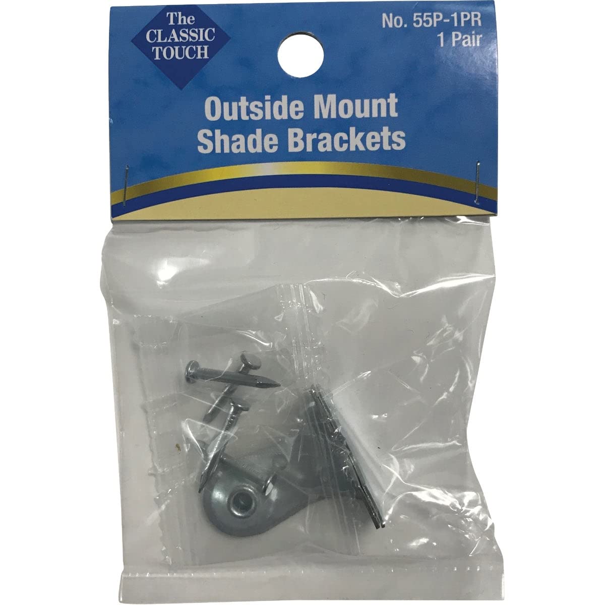 Silver Outside Mount Roller Shade Bracket - Heavy Duty Window Treatment Hardware for Blinds & Shades - Pack of 1 - Perfect for Living Room, Bedroom, or Office Window Decor