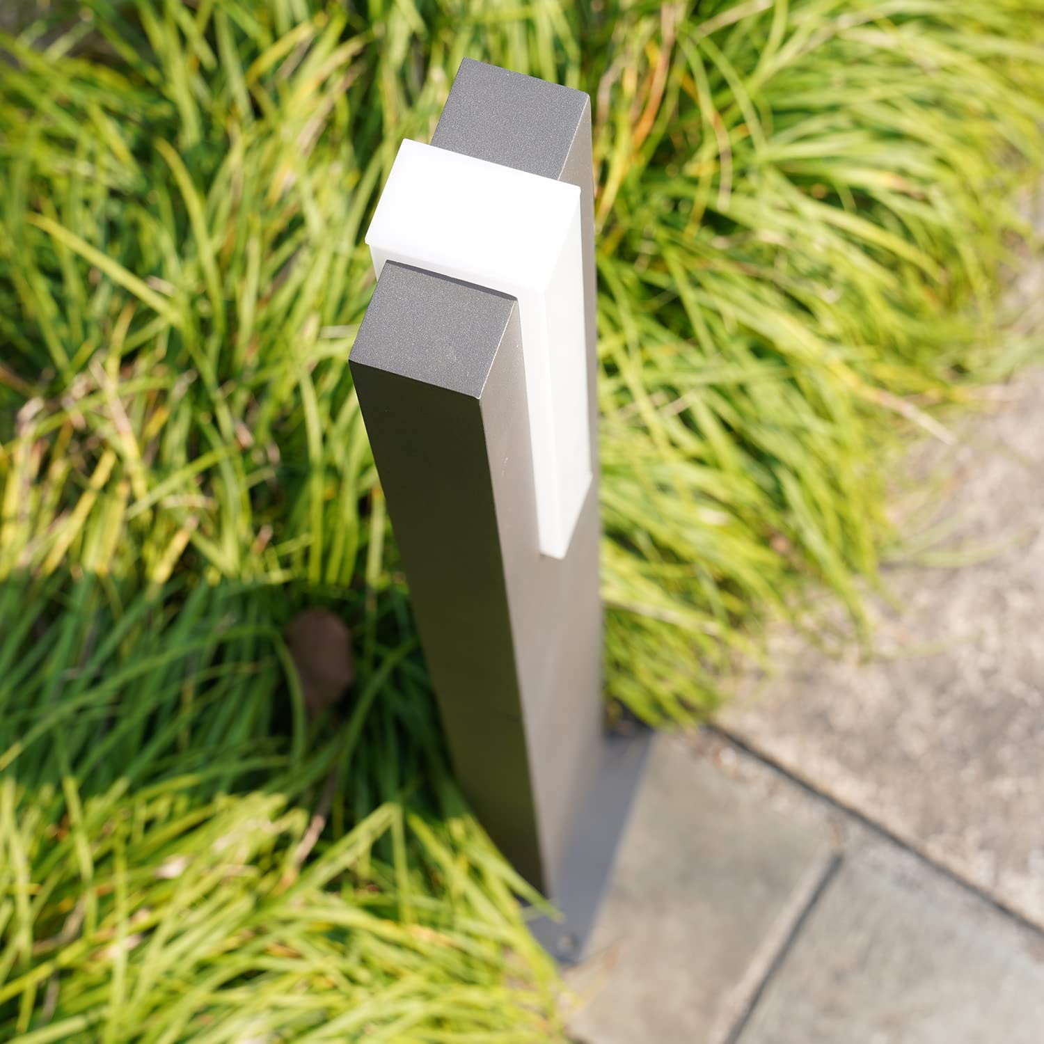 Outdoor LED Landscape Path Lights - IP65 Waterproof Driveway Bollard Lighting for Garden, Lawn & Courtyard Decoration - 3000K Warm White, 25.6 Inch - Perfect for Walkways, Driveways, Patios & Landscape Lighting