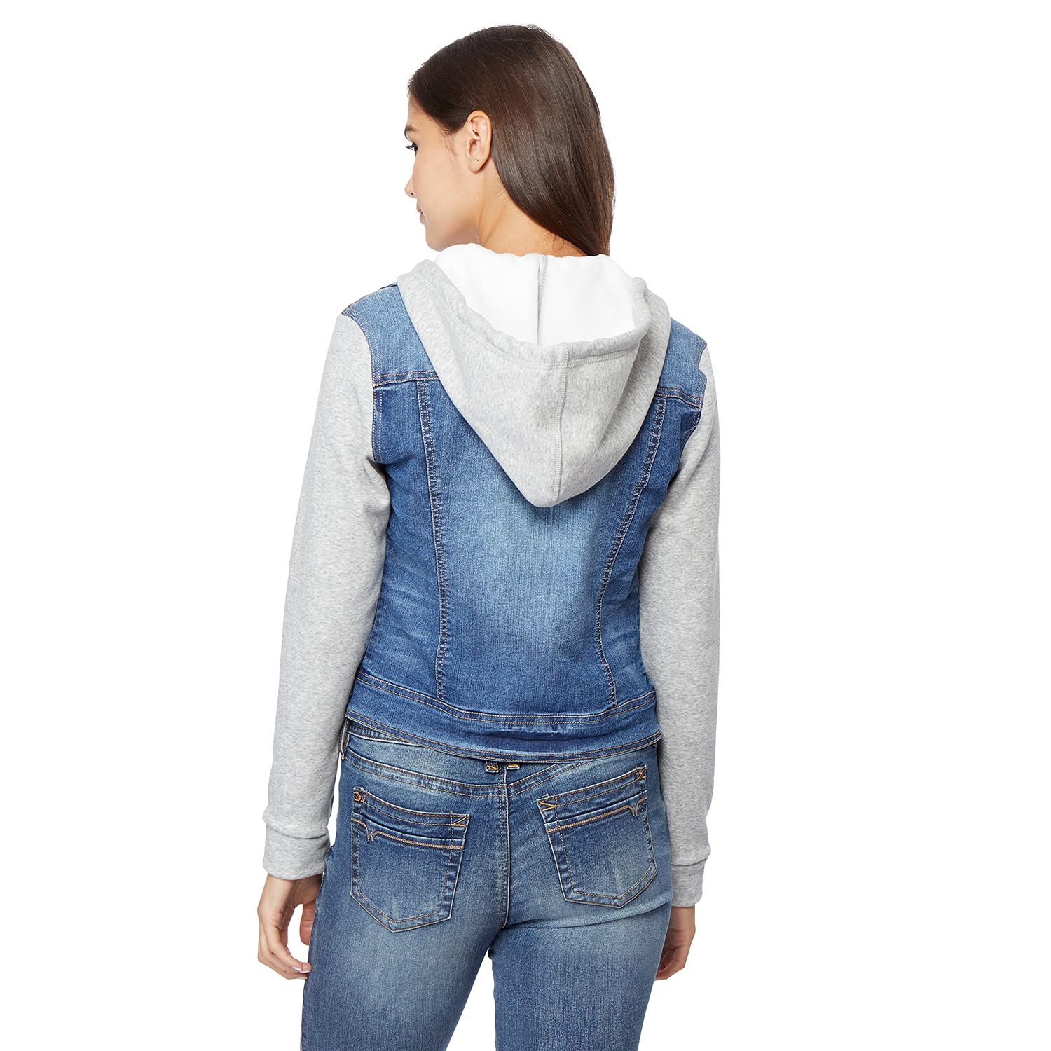 Women's Dreamer Denim Jacket - Stylish Distressed Denim Jacket for Juniors (Standard & Plus Sizes) | Perfect for Casual Outfits, Layering & Everyday Wear