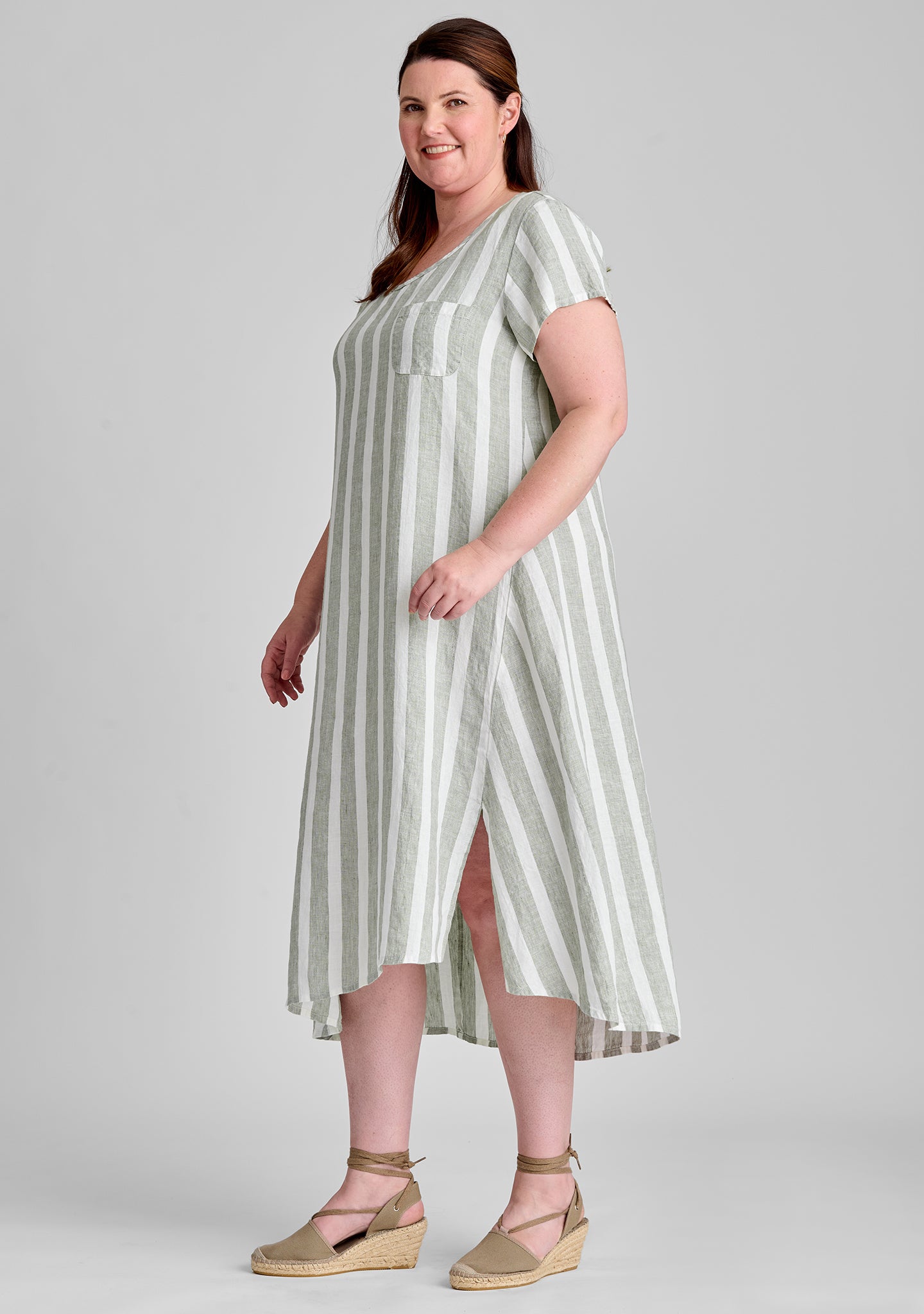 Stylish Linen Shift Dress for Women - Comfortable Stretch Top & Flowy Fit - Perfect for Summer, Beach, Office & Casual Outings