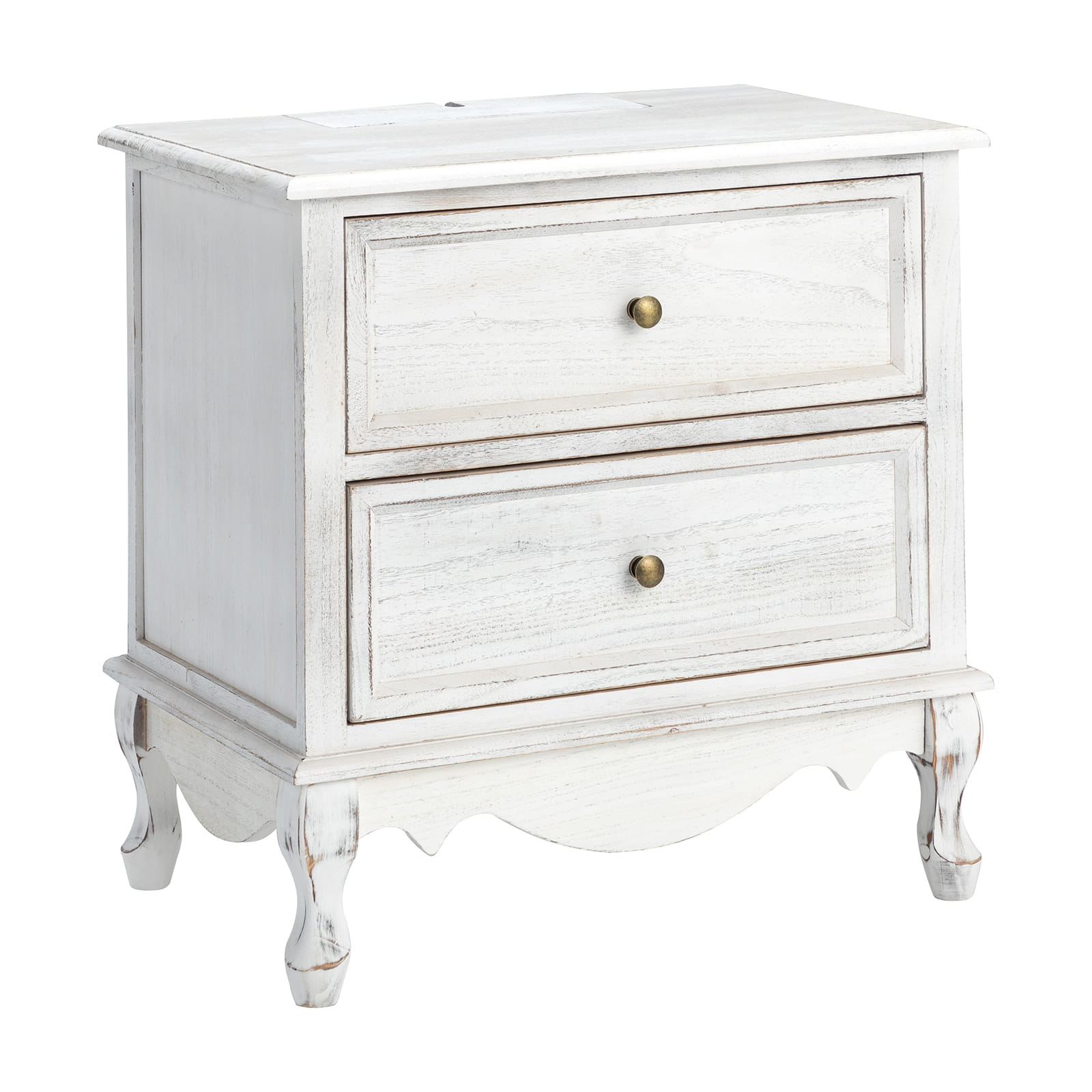 Galatea 24 Inch Tall 2-Drawer Nightstand Chest - Modern Bedside Table with Optional Styles for Bedroom, Living Room, or Office Storage