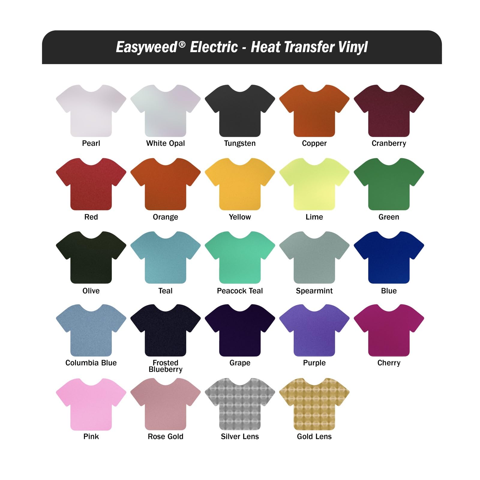 Siser EasyWeed HTV Heat Transfer Vinyl Roll 11.8