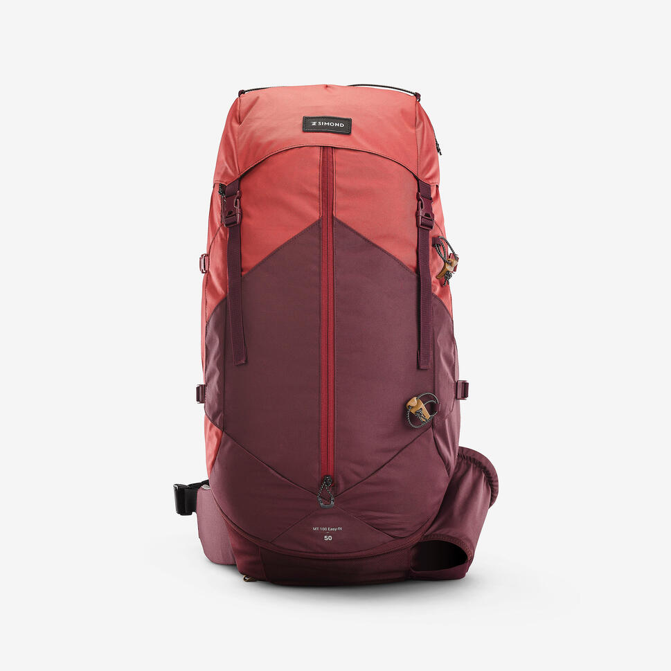 Simond Women's MT100 Easyfit 50L Backpacking Pack - Lightweight Hiking Backpack for Women with Adjustable Straps - Perfect for Camping, Trekking & Outdoor Adventures