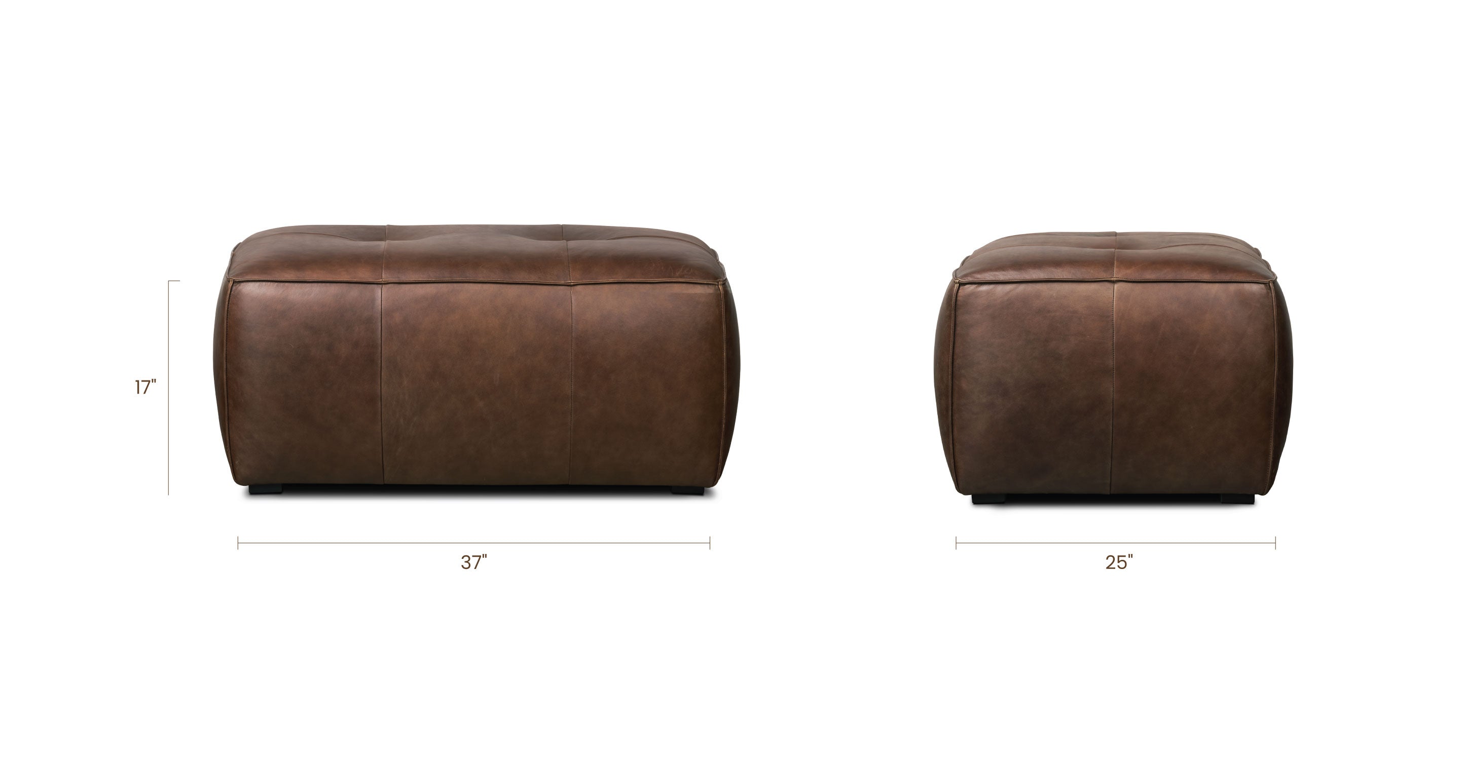Stylish and Versatile Capa Ottoman - Perfect for Living Room, Bedroom, or Office - Extra Seating & Storage Solution