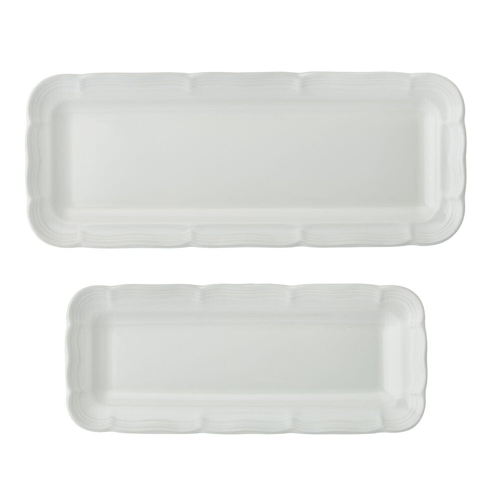 French Countryside® 50th Anniversary Set of 2 Wooden Bread Trays - Rustic Serving Boards for Bread, Cheese & Charcuterie - Perfect for Farmhouse Dining & Entertaining