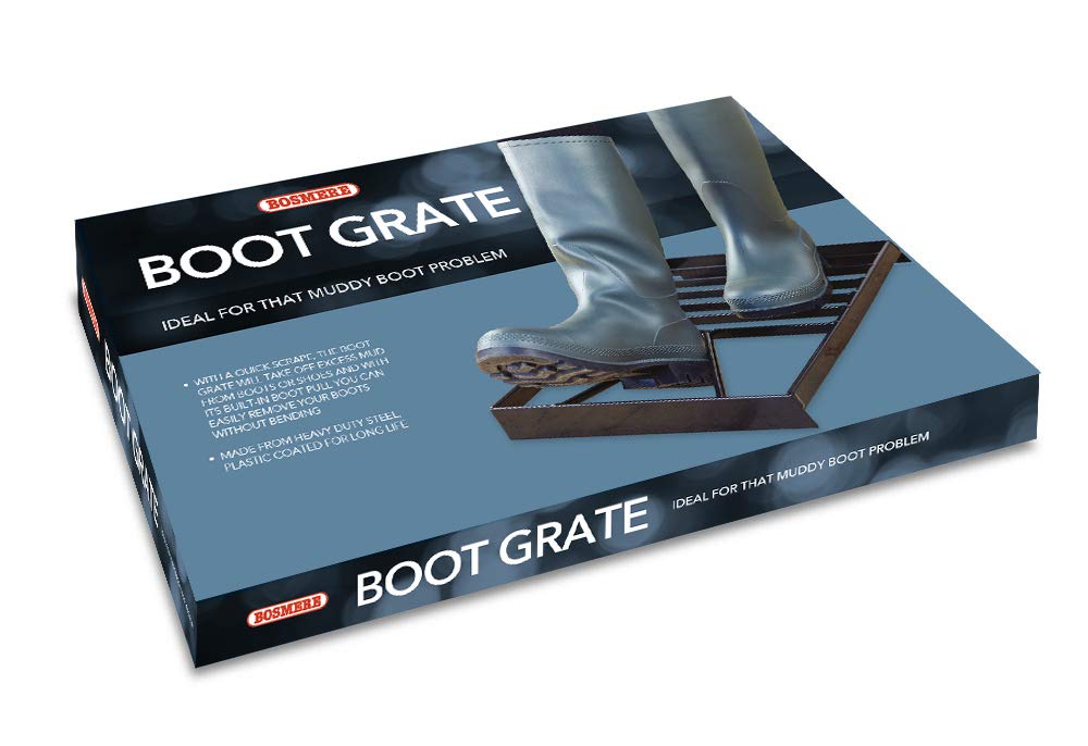 Bosmere N473 Boot Grate with Pull - Muddy Shoe Cleaning Solution
