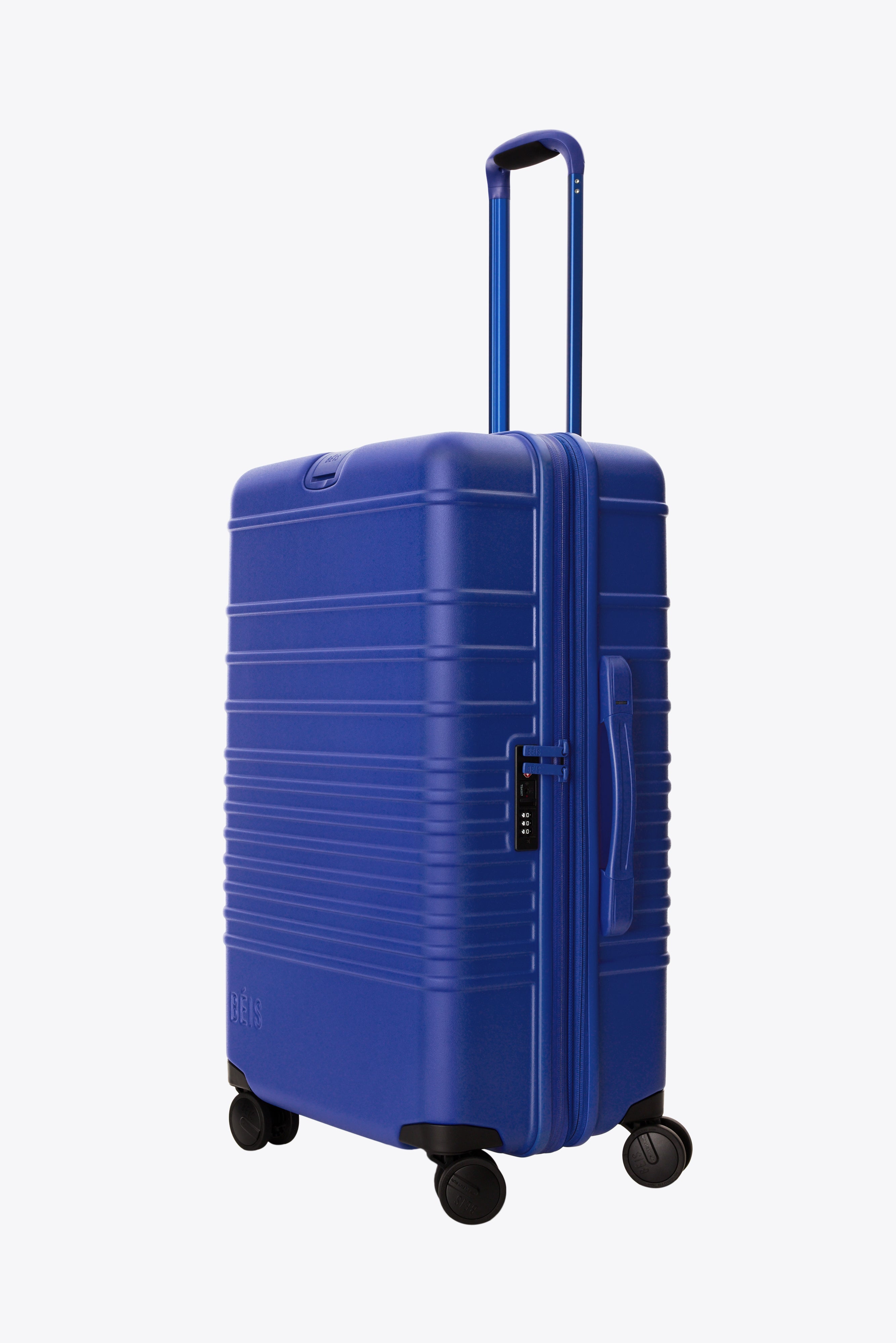 Cobalt Blue Medium Check-In Roller Luggage - Perfect for Air Travel & Weekend Getaways