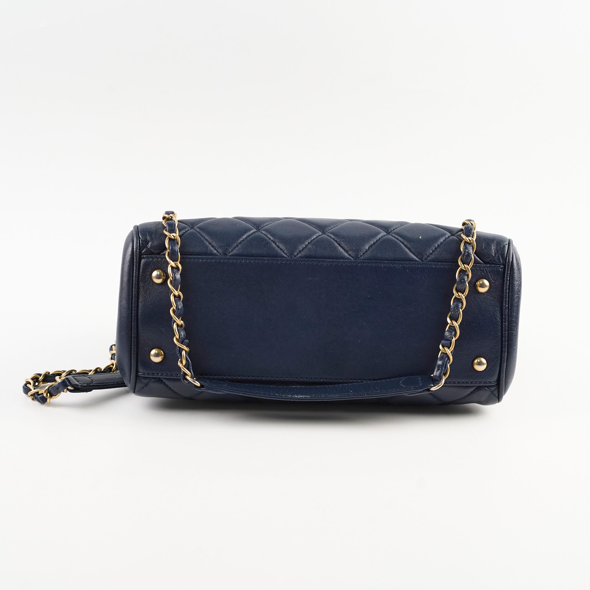 Chanel Navy Blue Seasonal Shoulder Bag for Women | Luxury Designer Handbag for Casual Outings, Parties & Travel | Fashionable Crossbody Purse with Adjustable Strap