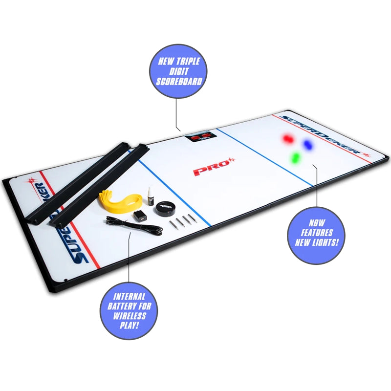 SuperDeker Pro 2 Panel Hockey Training System - Improve Stickhandling & Shooting Skills for Ice & Street Hockey Players - Perfect for Home, Backyard & Rink Practice