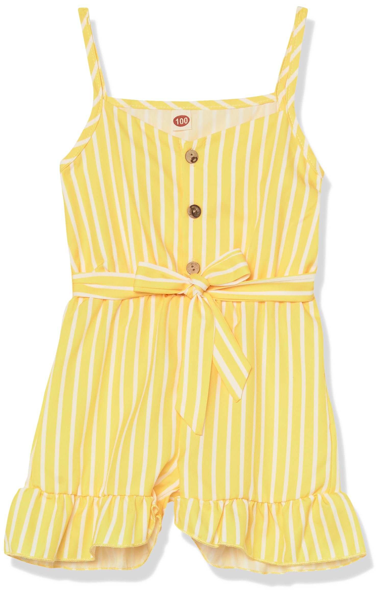 Tikoubabe Baby Girls Summer Outfits - Cute Halter Romper Jumpsuit for Toddlers 6 Months to 5 Years | Playtime, Beachwear & Casual Wear