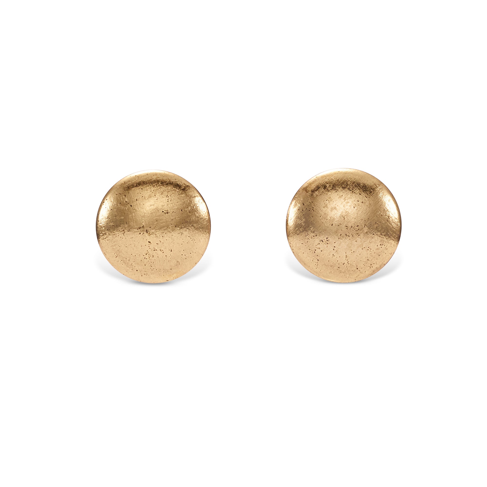 Kelly Dome Stud Earrings - Elegant Gold Plated Cubic Zirconia Earrings for Women | Perfect for Parties, Weddings & Everyday Wear