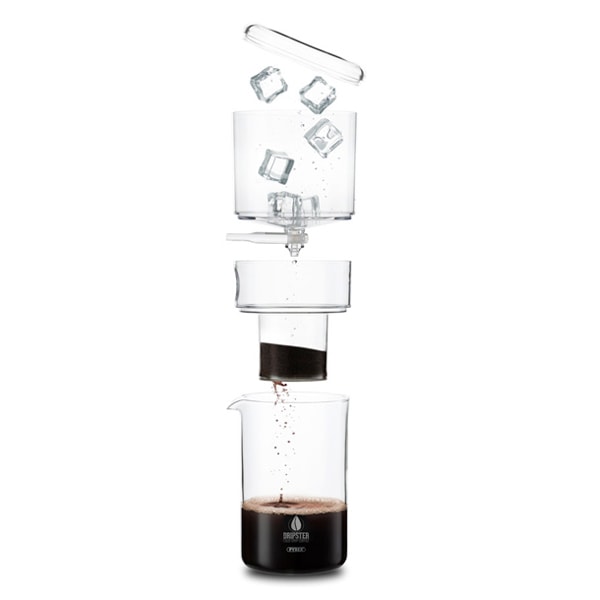 Premium Dripster Cold Brew Coffee Maker - Slow Steep for Smooth, Low-Acid Coffee - Perfect for Home, Office & Outdoor Use