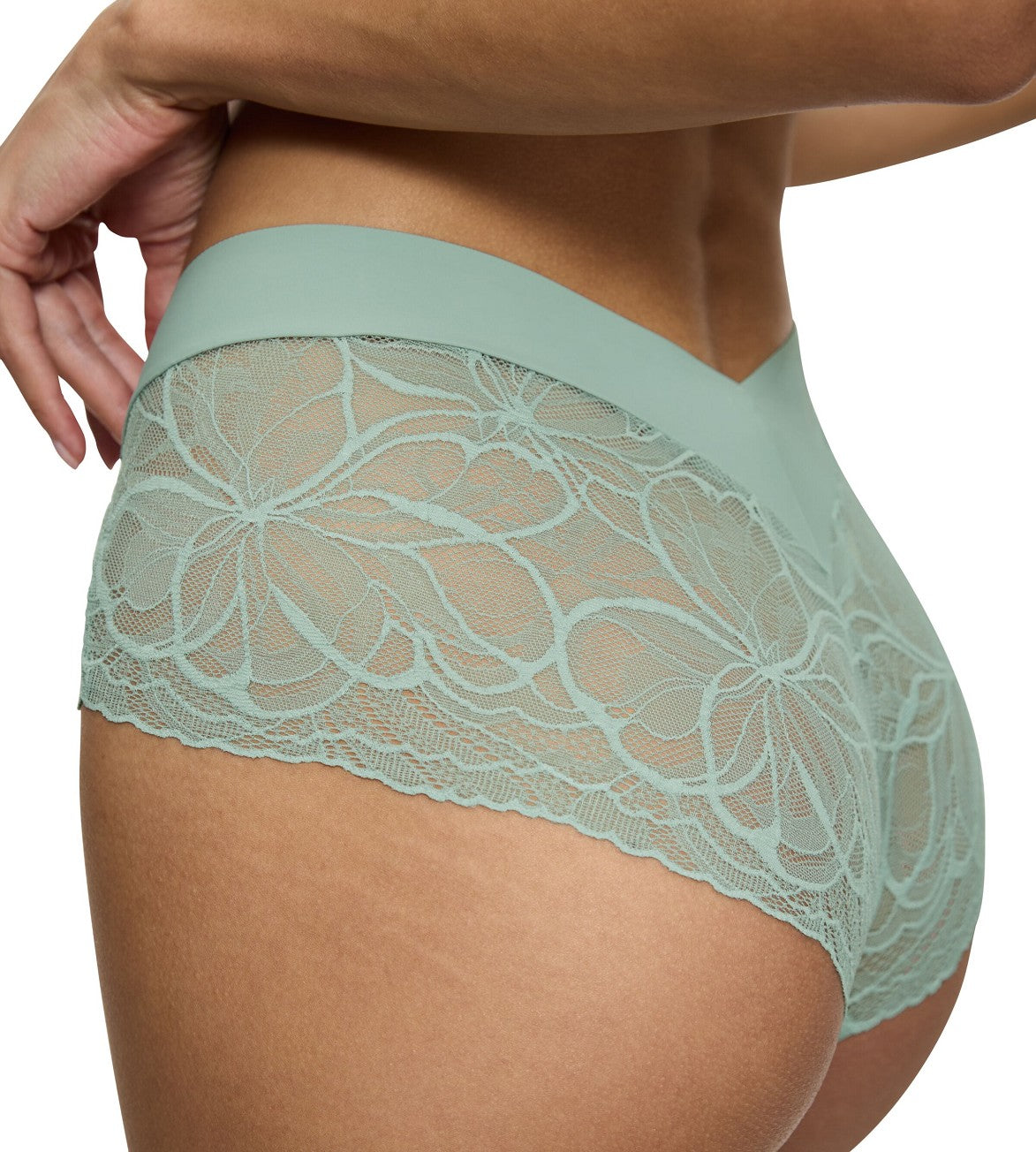 Illusion Lace Shorts for Women - Seamless Body Makeup Shorts - Shapewear for Smoothing & Slimming - Perfect for Weddings, Date Nights & Special Occasions