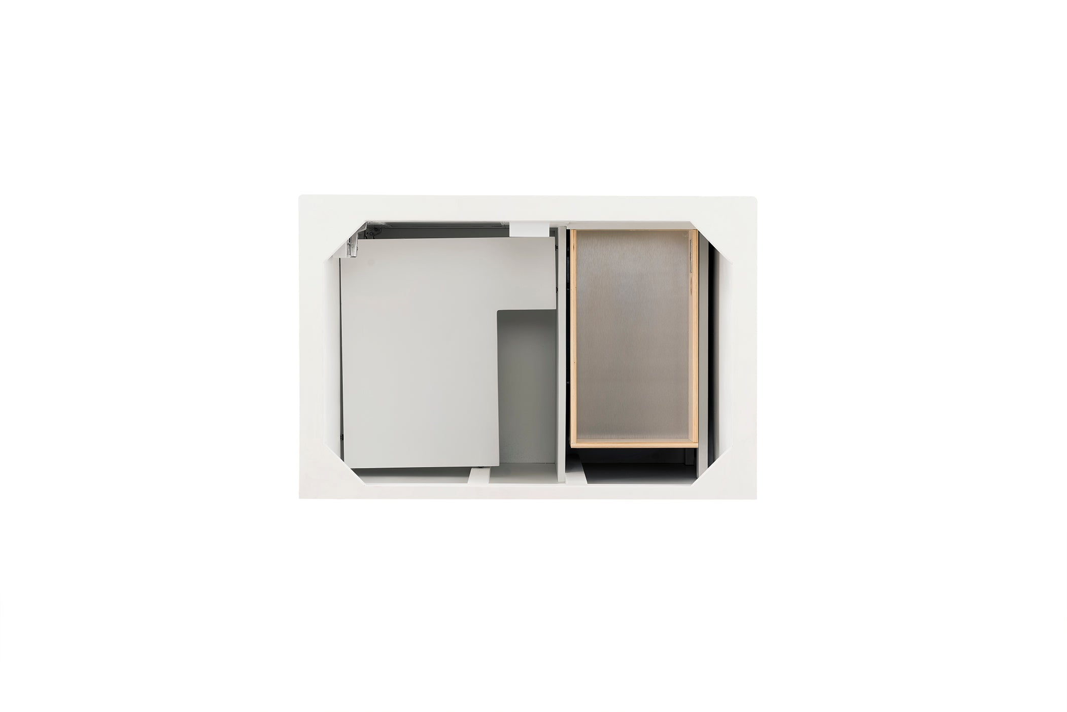Providence 36-Inch Single Bathroom Vanity Cabinet in Bright White - Perfect for Modern Master Bathrooms and Guest Bathroom Renovations
