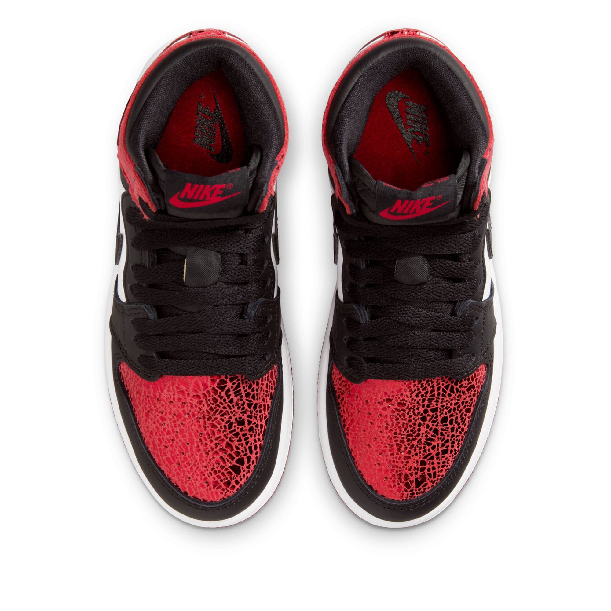 Jordan 1 Retro High OG 'Ruby' Sneakers - Varsity Red/Black Colorway - Men's Basketball Shoes for Sports & Streetwear Fashion