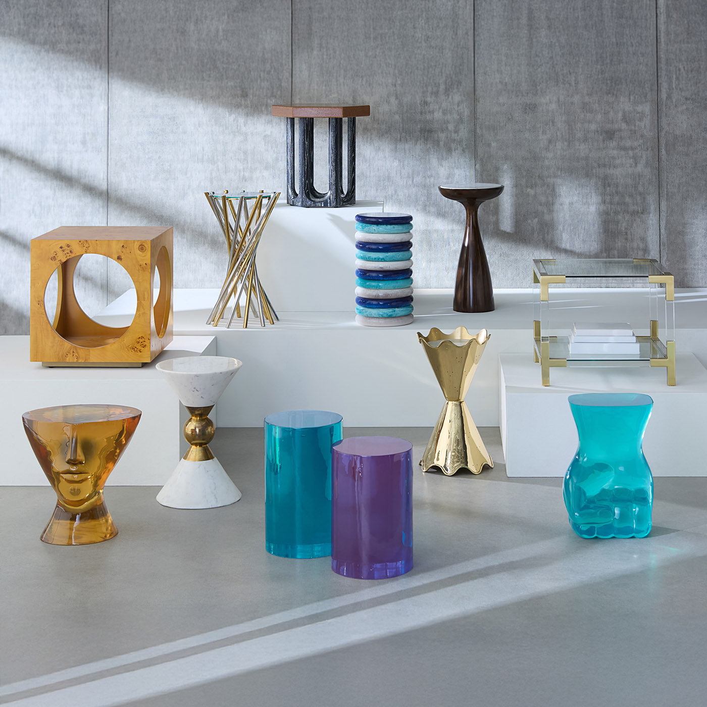 Stylish Marcel Accent Table - Modern Side Table for Living Room, Bedroom & Office - Perfect for Home Decor, Display & Storage