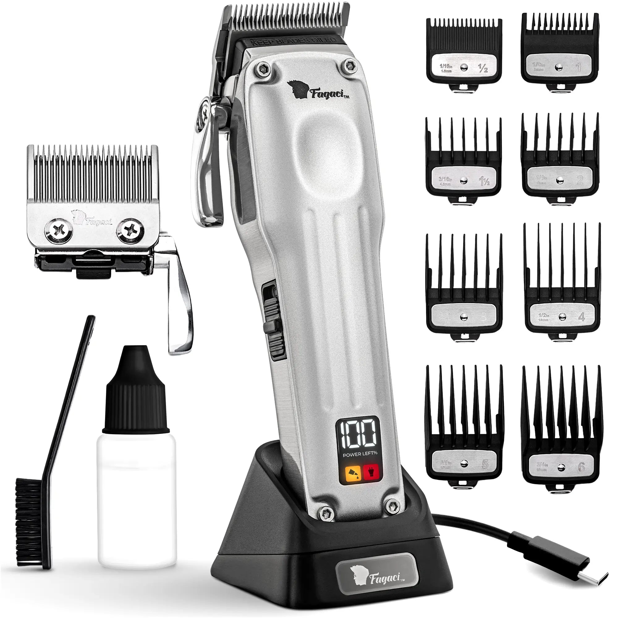 Fusion Clipper Hair Trimmer - Professional Cordless Hair Clipper for Men & Women - Perfect for Home Haircuts, Beard Trimming & Grooming