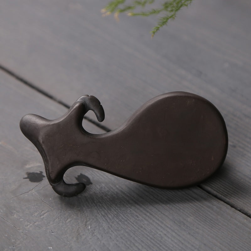 Yixing Clay Cow and Boy Tea Pet - Handmade Ceramic Tea Companion for Gongfu Tea Ceremony, Perfect Gift for Tea Lovers - Enhance Your Tea Brewing Experience with This Charming Decoration