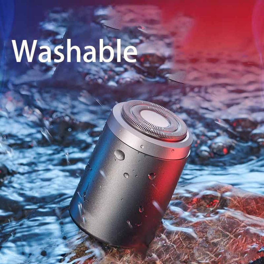 Berbiget Mini Portable Electric Shaver - USB Rechargeable Waterproof Travel Razor for Men & Women | Perfect for Travel, Gym, and Daily Use