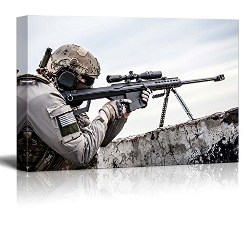 Sniper Posted on Roof Ledge