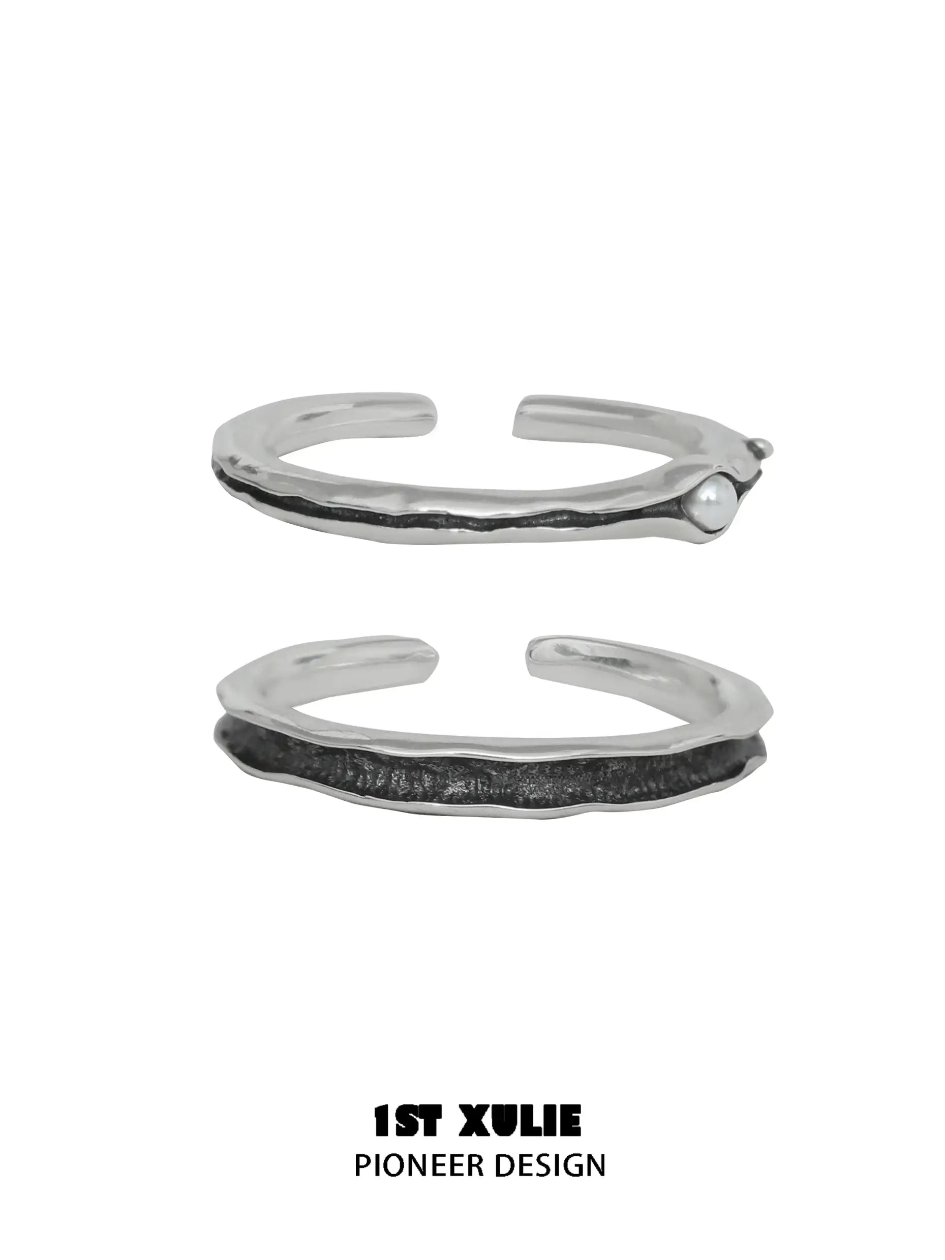 Tears of Mermaid S925 Sterling Silver Vintage Style Thin Ring - Elegant Dainty Jewelry for Women, Perfect for Everyday Wear, Gift Giving & Special Occasions