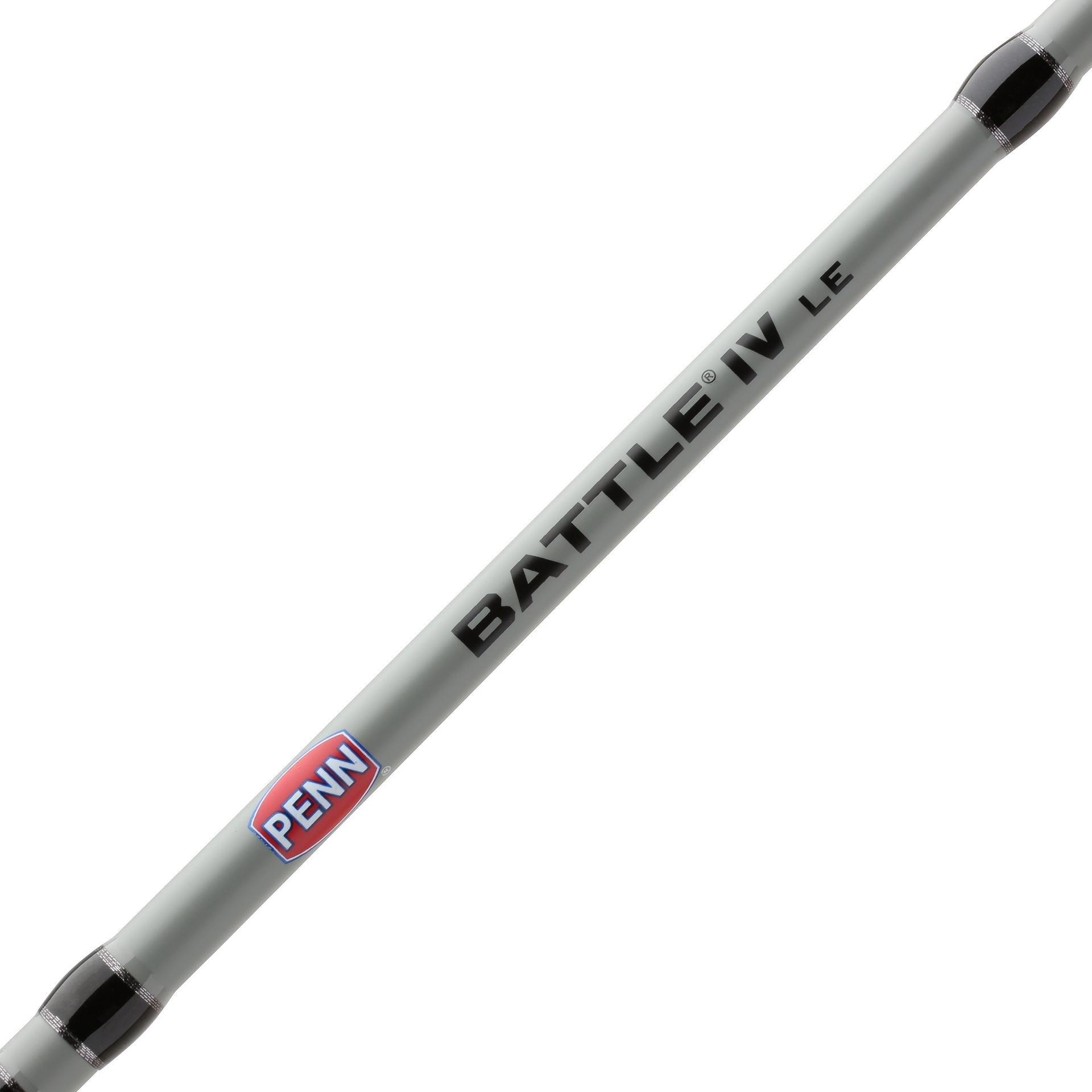 Penn Battle IV Limited Edition Spinning Combos - Saltwater Fishing Rod and Reel Combo for Surf, Pier & Offshore Angling | Perfect for Bass, Trout & Saltwater Species