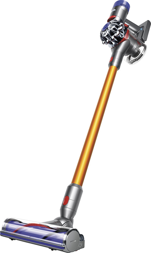 Dyson V8 Absolute Cordless Stick Vacuum Cleaner - Powerful Suction, Lightweight & Yellow | Perfect for Hard Floors, Carpets & Pet Hair Removal