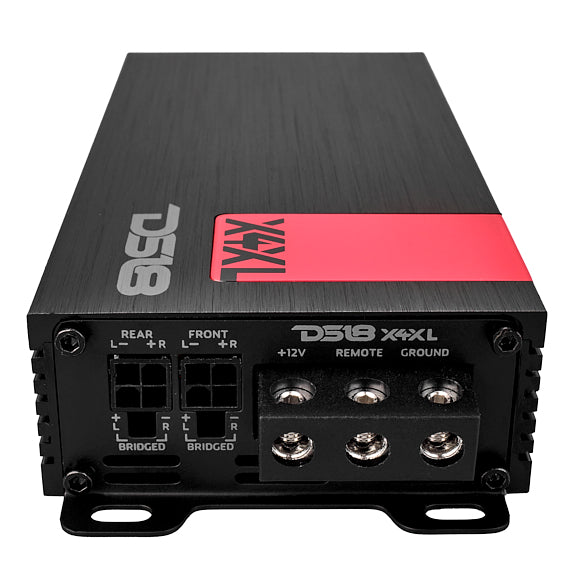 4 Channel Ultra Compact Class D Amplifier - 4 x 120W RMS @ 4 Ohm - High Power Car Audio Amp for Vehicles, Boats & Home Theater Systems
