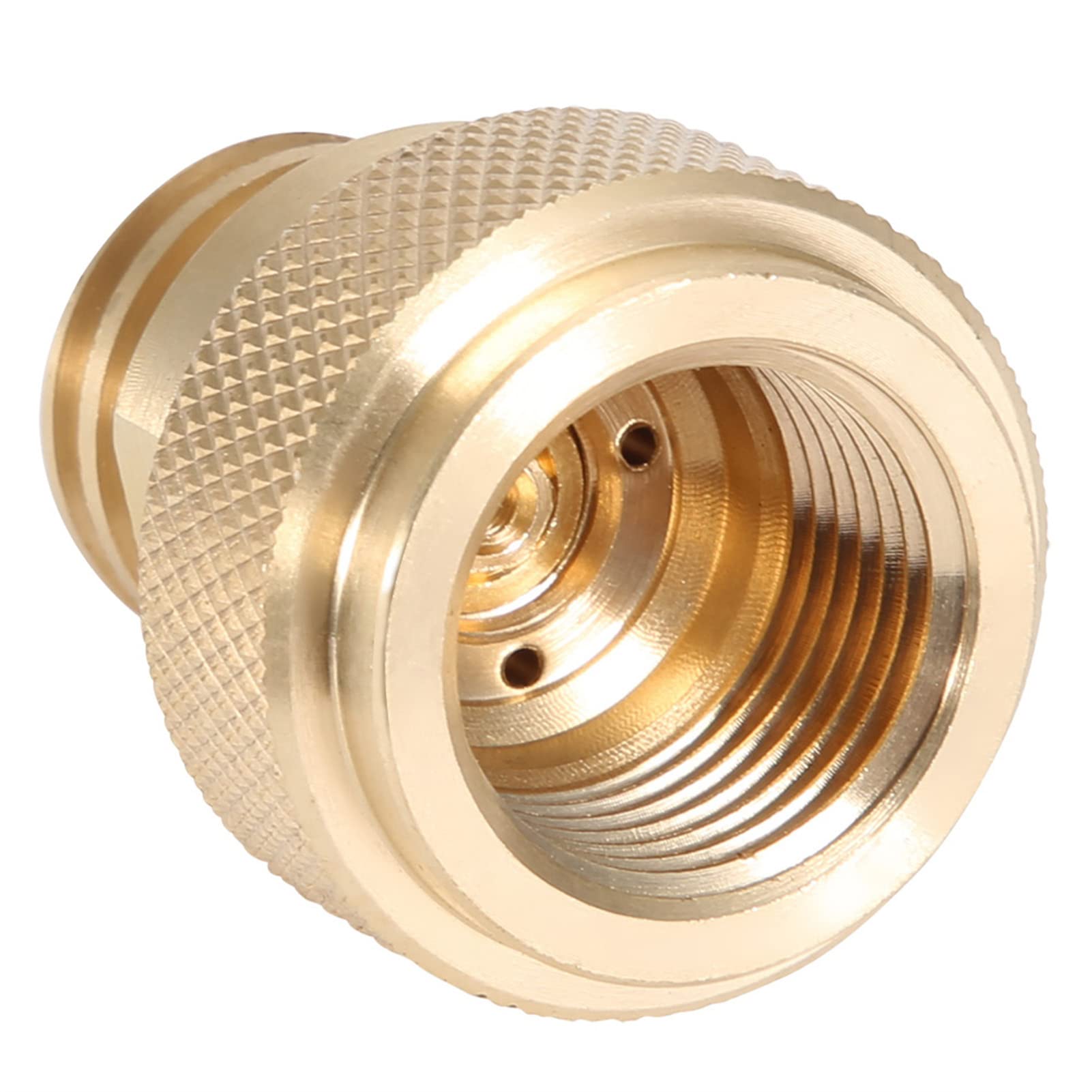**Brass CO2 Cylinder Refill Adapter for Soda Makers - Replacement Conversion Kit for Home Carbonation Machines (Gold) | Perfect for DIY Sparkling Water & Soda Making**