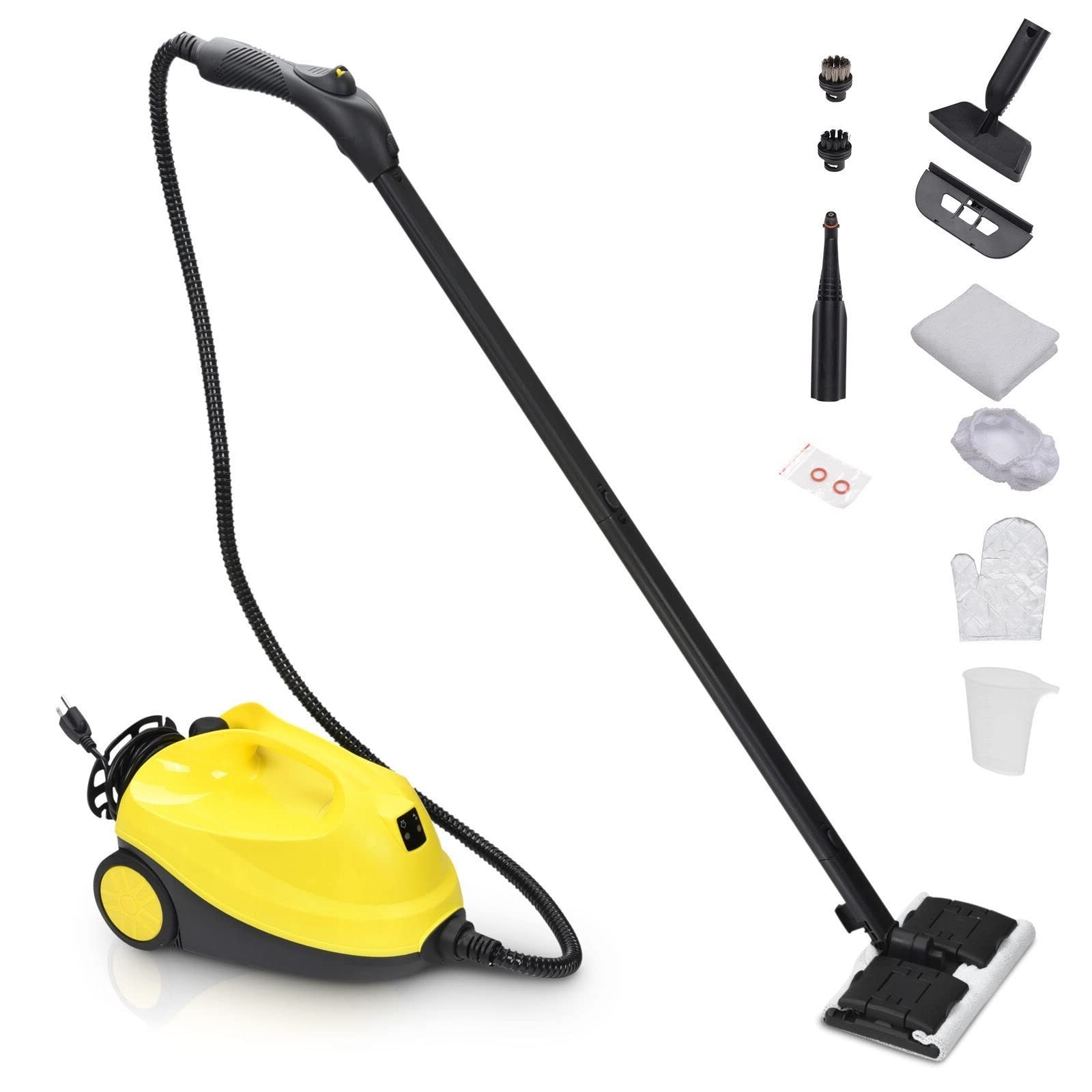 CLYZ 1500W Heavy Duty Steam Cleaner for Home, Office, Car & Carpet - 4.0 Bar Pressure, 1.5L Tank | Deep Cleaning Floors, Upholstery, Tiles & Auto Interiors | Sanitize Without Chemicals