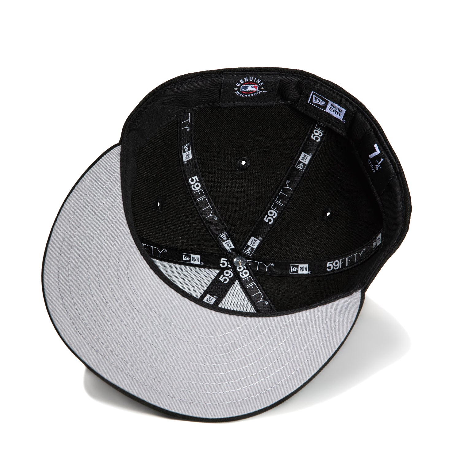 New Era 59Fifty New York Mets 50th Anniversary Patch Script Hat - Black, Ivory, Metallic Copper | MLB Baseball Cap for Fans, Streetwear & Sports Enthusiasts