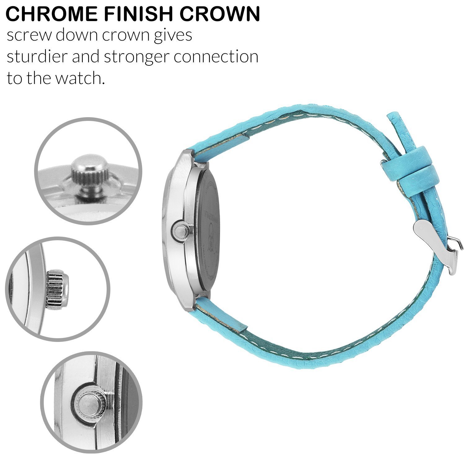 BIGOWL Women's Fashion Watch | Stylish Analog Leather Band Watch for Women & Girls - Perfect Gift for Daughter, Sister, Wife | Casual, Office & Everyday Wear