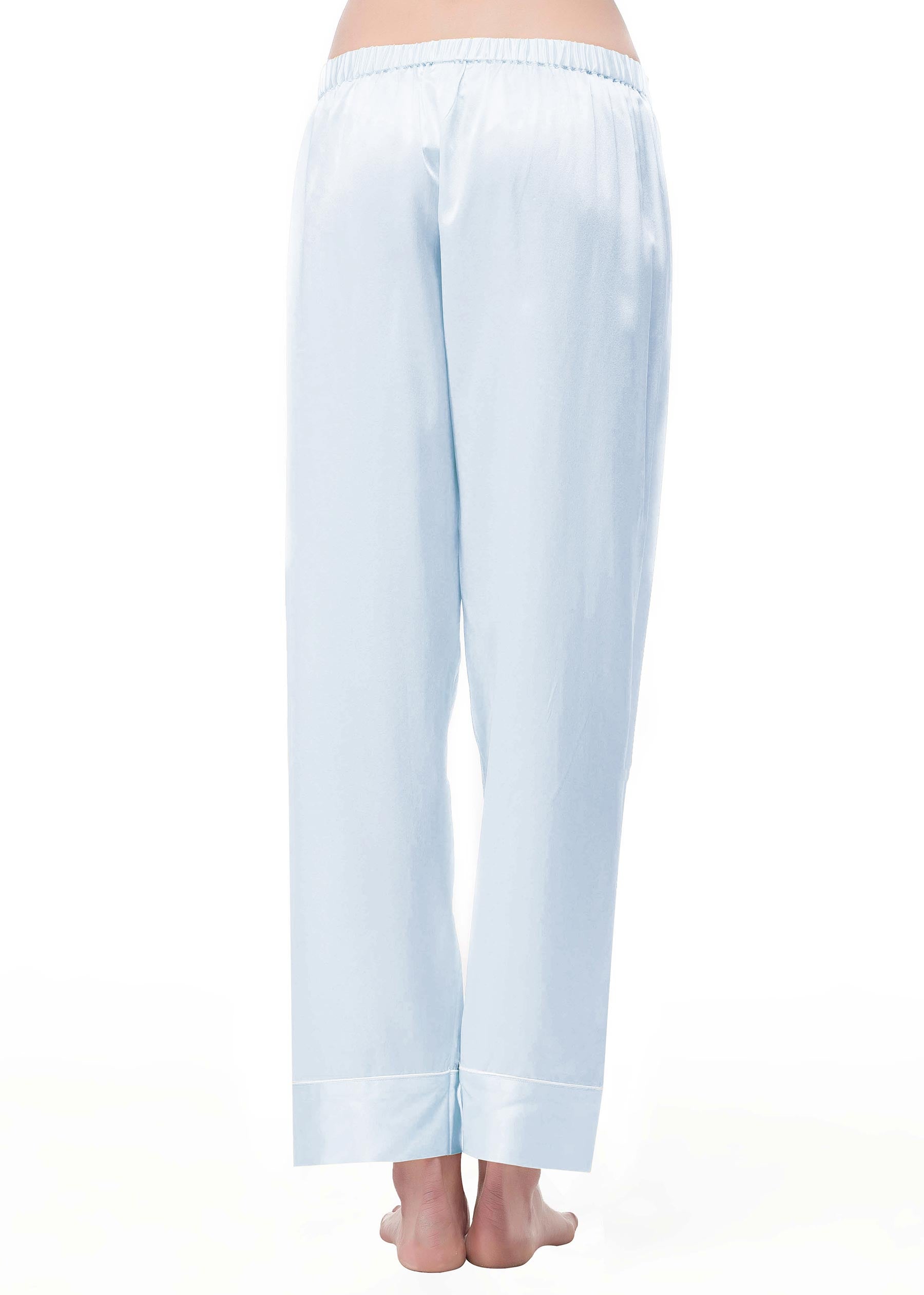 22 Momme Luxury Silk Pajama Set for Women - Soft & Breathable Sleepwear with Chic Trim - Perfect for Nighttime Comfort, Bridal Shower Gifts & Relaxing at Home