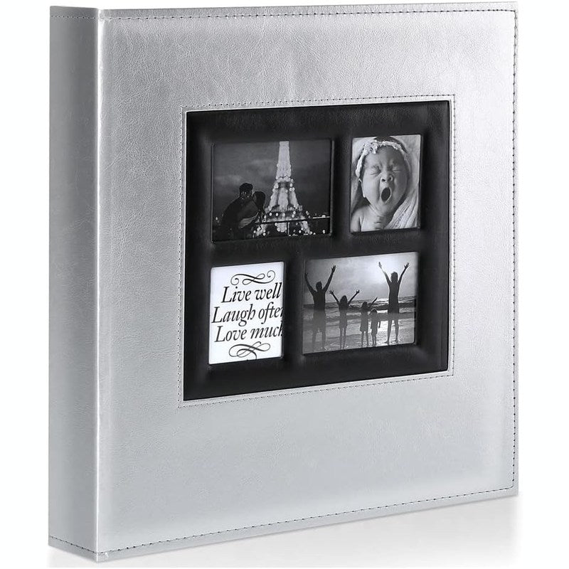 4x6 Photo Album with 1000 Pockets - Extra Large Capacity Scrapbook for Wedding, Family & Travel Memories | Acid-Free Archival Storage