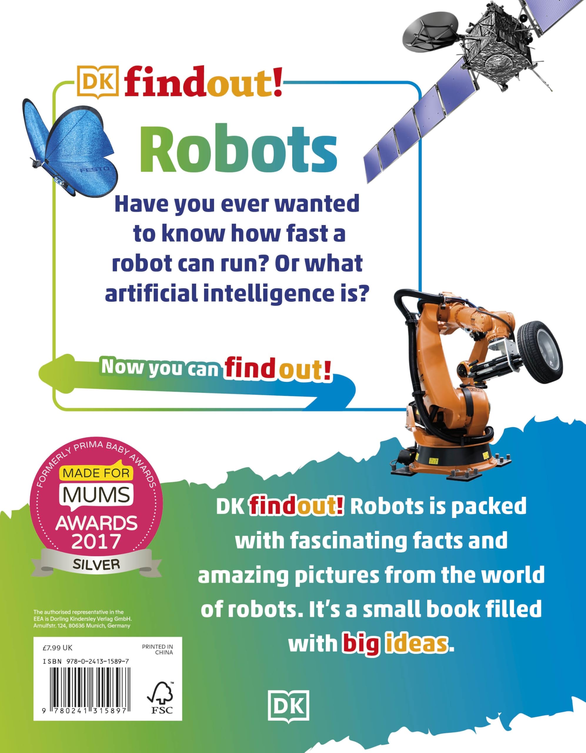 DKfindout! Robots - STEM Educational Book for Kids | Learn About Robotics, AI & Technology | Perfect for School Projects & Home Learning
