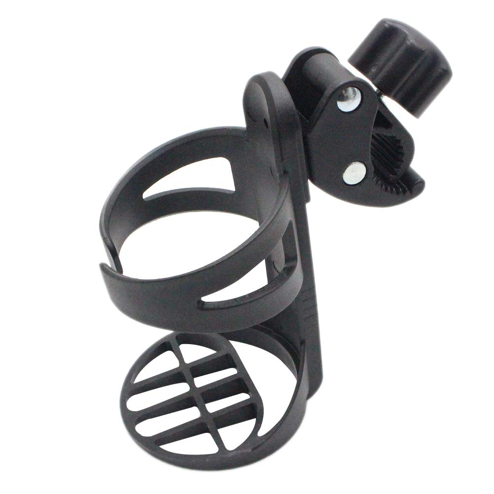 Universal Bike Bottle Holder & Cup Holder for Bicycles, Strollers, Push Wagons - Durable Drink Holder for Cycling, Jogging, Hiking & Outdoor Activities