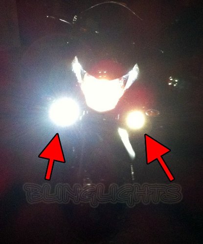 High-Performance LED Driving Lights & Fog Lamps Kit for Suzuki GSX-R600/GSX-R750 - Waterproof Motorcycle Headlights for Night Riding & Bad Weather Conditions