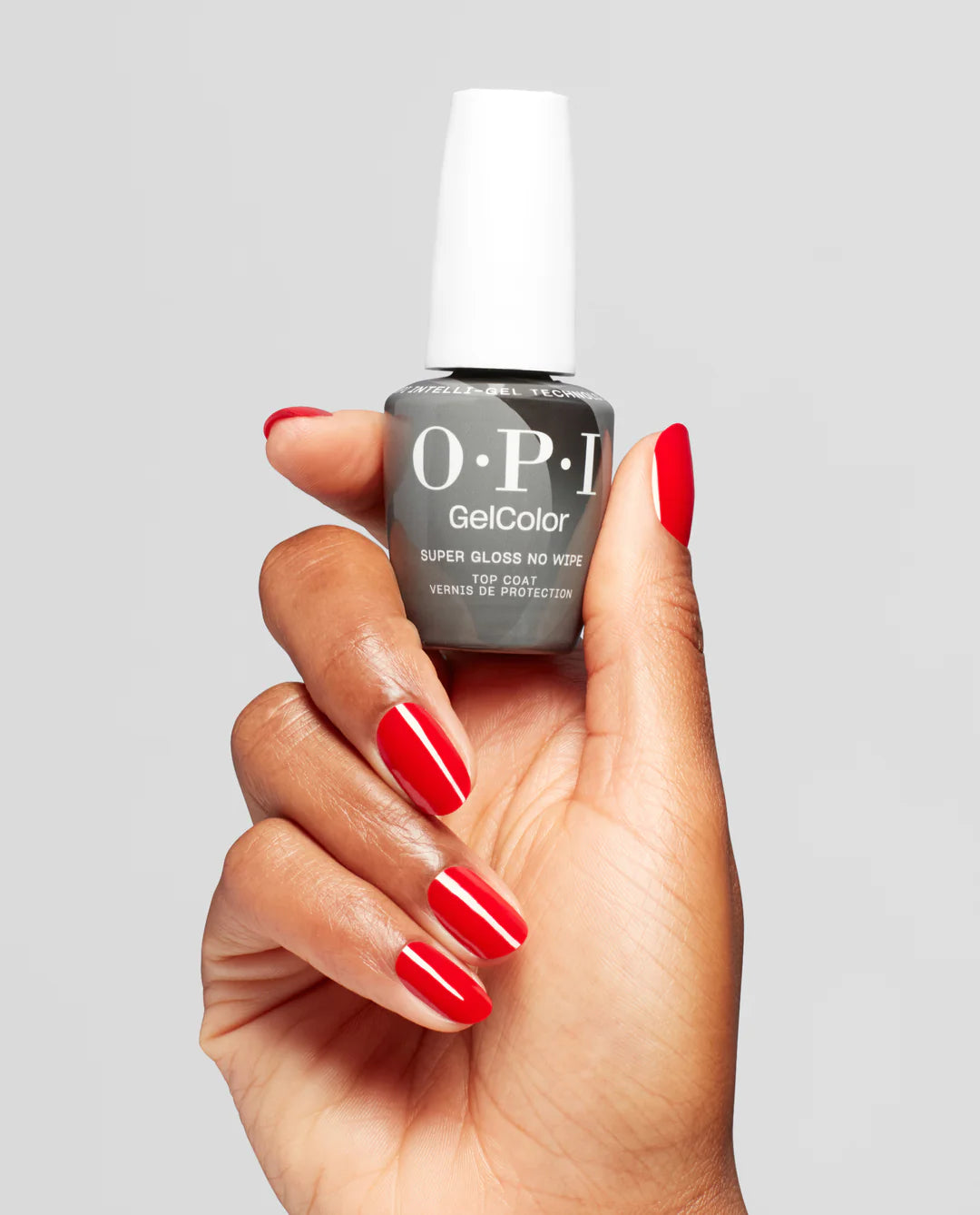 OPI Super Gloss No Wipe Top Coat - 0.5 fl oz Long-Lasting Shine Nail Polish for Professional Salon & At-Home Manicures