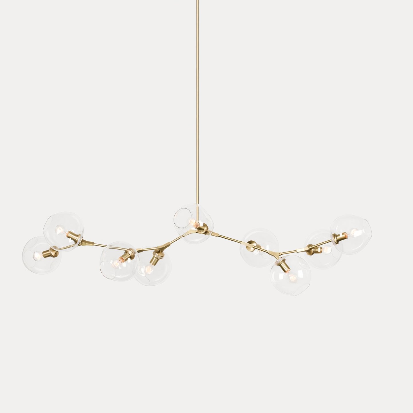 Modern Bifurcation Bubble Chandeliers - Elegant Crystal Glass Ceiling Light Fixture for Dining Room, Living Room & Bedroom Decor