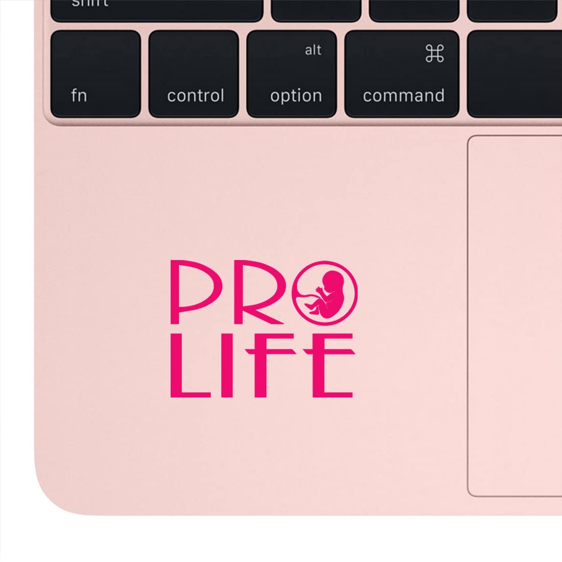 Premium Waterproof Vinyl Decal Stickers (Set of 2) - Baby Pro Life Pink Design for Laptop, Phone, Helmet, Car Window, Mug & Wall Decor | Cute Nursery, Kids Room, Office & Gift Ideas