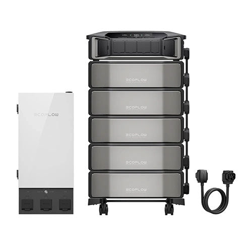 EcoFlow DELTA Pro Ultra Whole Home Backup Power Station - 3000W Portable Solar Generator for Emergency Power, Off-Grid Living & RV Camping - Reliable Energy Solution for Home, Outdoor & Travel