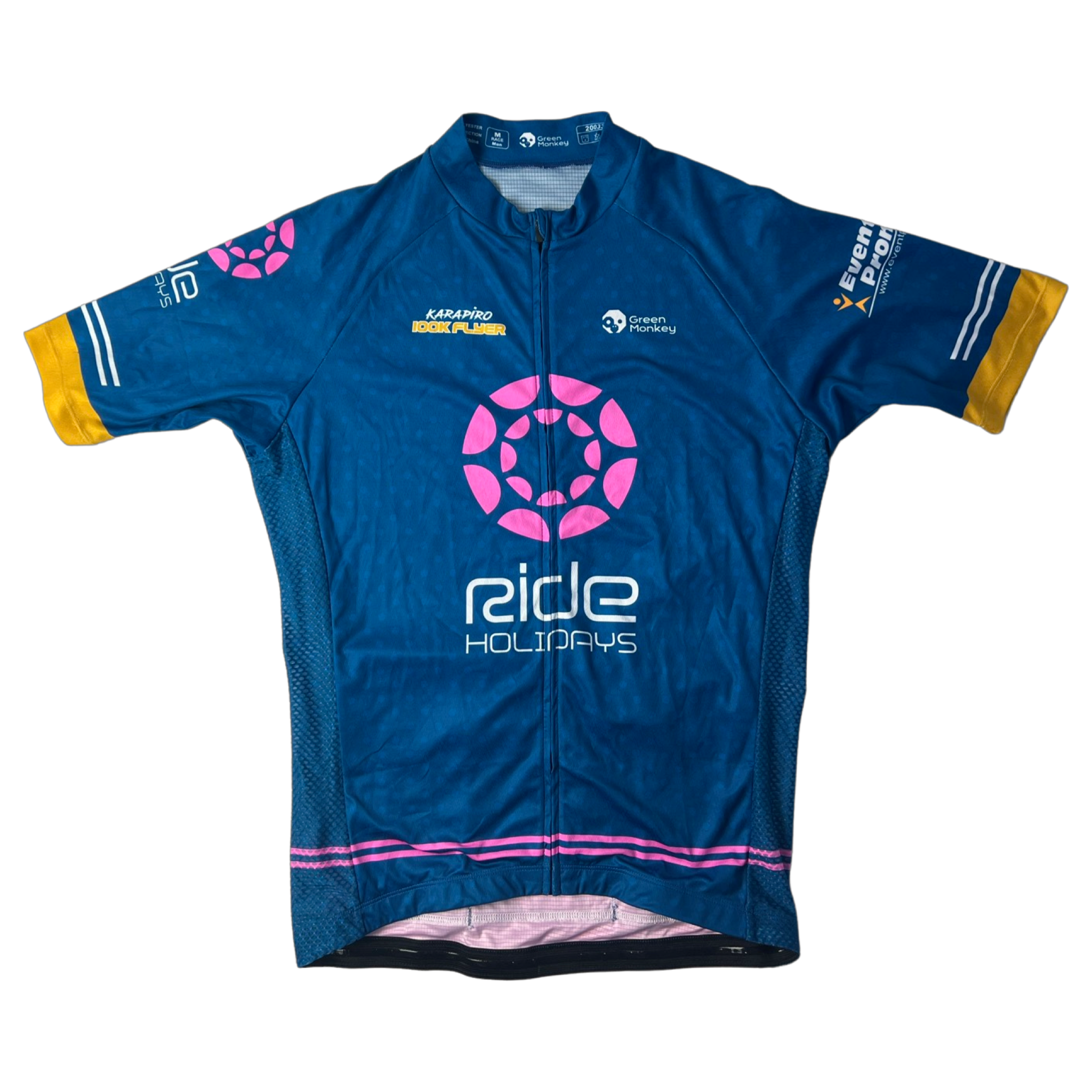 KARAPIRO 100K Cycling Jersey (J01) - Lightweight & Breathable Bike Shirt for Men & Women - Perfect for Road Biking, Mountain Biking & Outdoor Sports