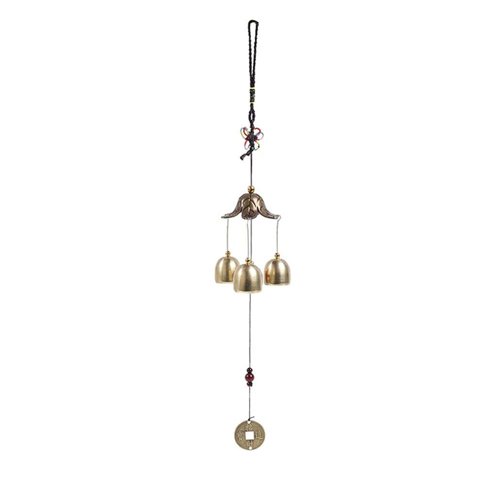 Vintage Bronze Wind Chimes for Outdoor & Indoor Decor - Handcrafted Garden, Patio, Yard, Door & Window Hanging Bells | Perfect for Relaxation, Meditation & Feng Shui Home Decor